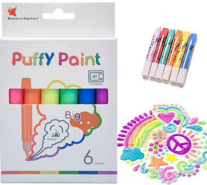 ✨ Draw in 2D, Pop Out in 3D – Magic Puffy Pens 50% Off