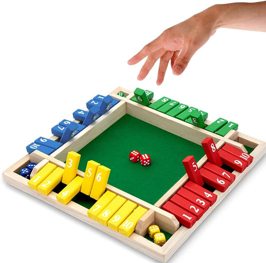 🎄Christmas Party Challenge Game🏁Who Shut The Box Board First🎲