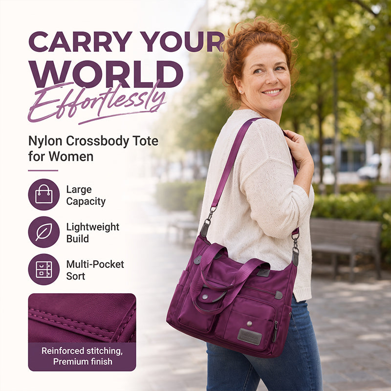 Large capacity waterproof tote bag for women