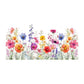 🔥80K+ SOLD💐Colorful Floral Bouquet Window Sticker🖼️