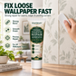 Repair adhesive for vintage-patterned wallpaper