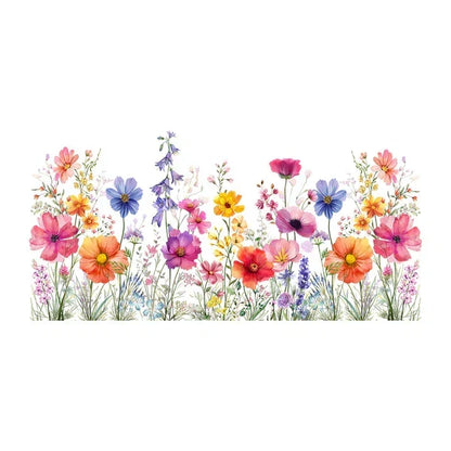 🔥80K+ SOLD💐Colorful Floral Bouquet Window Sticker🖼️