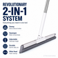 Sweep & Scrape Instantly! Double-Sided Silicone Multi-Purpose Broom
