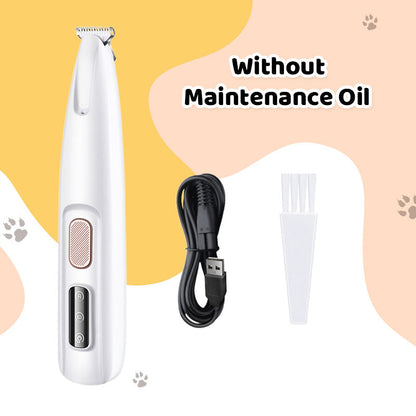 ⏳Limited Time Deal! Cordless Waterproof Pet Shaver With Built-In LED Light, Precision Trimming For Paws, Face & Body Fur