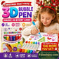 🔮Magic Pen – Draw 3D with one stroke!🎄 DIY Bubble Popcorn Drawing Pens 🔥