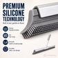 Sweep & Scrape Instantly! Double-Sided Silicone Multi-Purpose Broom