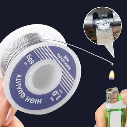 📢📢 50% OFF! 🔧 Rosin Core Solder Wire – Built-In Flux for Electronics & Small Metal Repairs