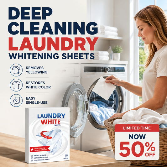 Deep Cleaning Laundry Whitening Sheets