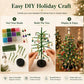 🎄✨ DIY Christmas tree bead kit – 🎅 Create your own sparkling Christmas decoration