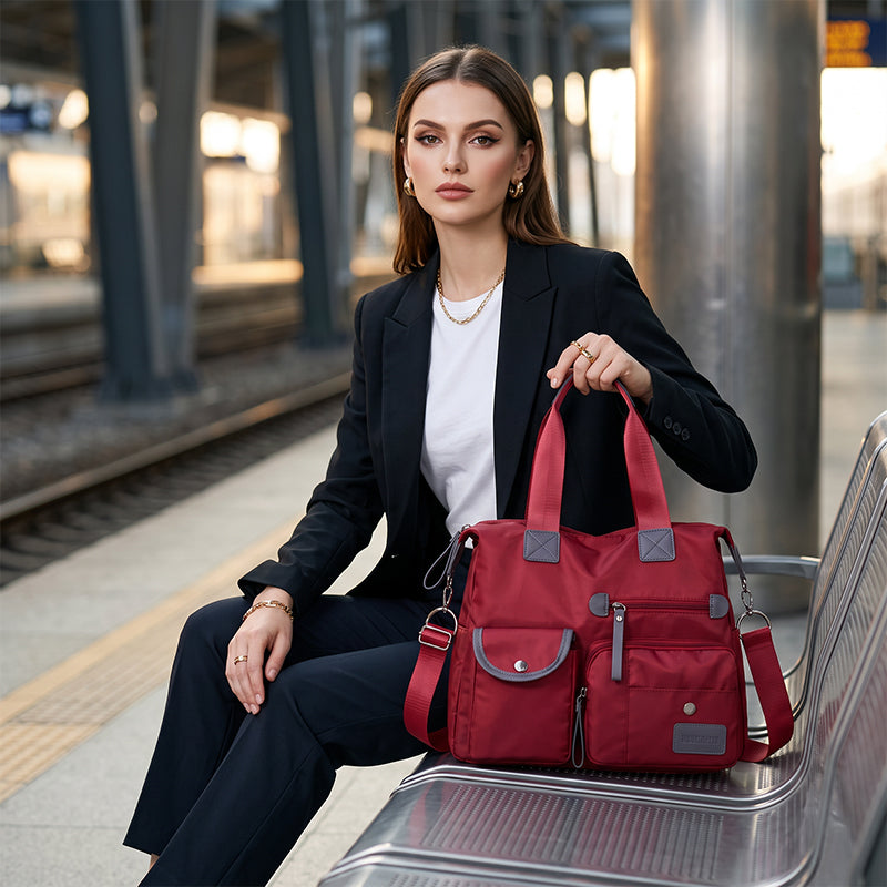 Tote bag construction view