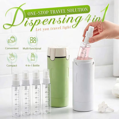 ⏰LAST DAY 50% OFF!!!✨4-in-1 Refillable Travel Dispenser Bottles-Pack smart, travel lighter!✈️