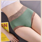 High-Waisted Cotton Lace Panties for Women
