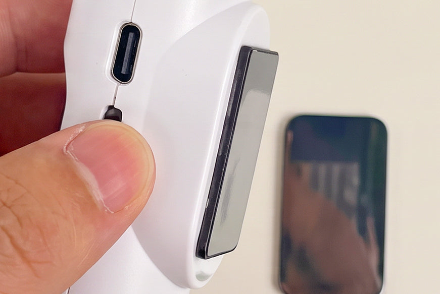 Charge the light and choose the sensor mode