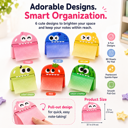 Continuous Dispensing Translucent Sticky Notes