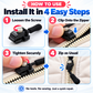 🔧🧳 Easy Installation Zipper Repair Kit – Durable Construction, Smooth Operation & Wide Compatibility for Clothing/Luggage!
