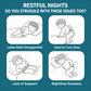 Wrap-Around Ergonomic Lumbar Support Pillow