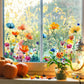 🔥80K+ SOLD💐Colorful Floral Bouquet Window Sticker🖼️