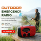 📻 50% OFF NOW!🔋Emergency Radio – Solar, Crank, Never Dead⚡