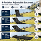 🪑 50% OFF! 🌿 Portable Adjustable Outdoor Folding Chair – Lightweight, Sturdy & Multi-Purpose – Perfect for Garden, Camping, Beach or Patio – Effortless to Carry & Set Up 🏕️✨