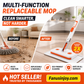 🔥Limited Time 53% OFF！Maximal Cleaning Power！Multi-Functional Hands-Free Clip Flat Mop
