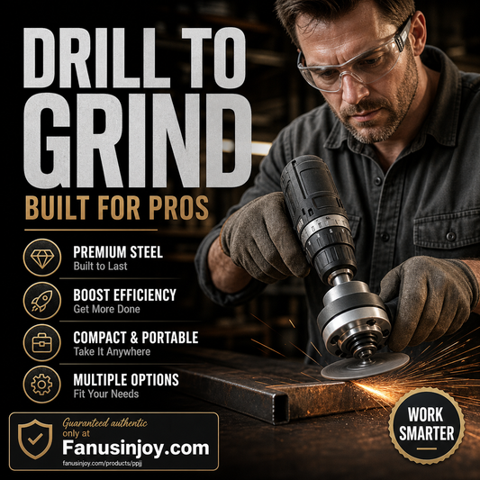 Heavy Duty Drill to Angle Grinder Adapter