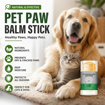 🐈🐕Your furry friend's paws deserve care！🐾Moisturizing Pet Paw Balm Stick