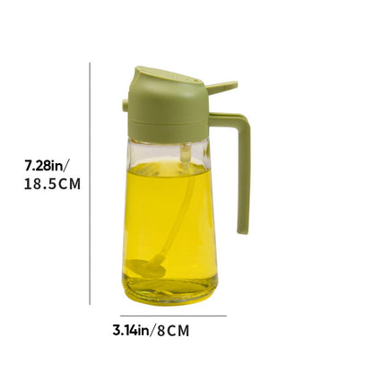 🍳 50% OFF! 🔥 2-in-1 Glass Oil Sprayer – Spray & dispense in one ✨