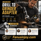 Heavy Duty Drill to Angle Grinder Adapter
