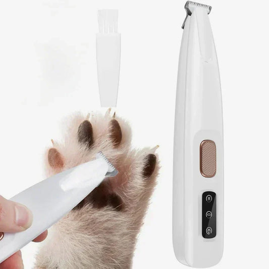 ⏳Limited Time Deal! Cordless Waterproof Pet Shaver With Built-In LED Light, Precision Trimming For Paws, Face & Body Fur
