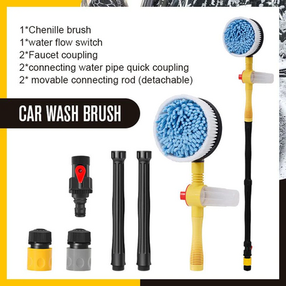 ✨ Auto-Rotating Retractable Car Wash Brush – Easy Vehicle Cleaning Tool