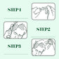 Plant Extract Hair Dye Cream With Comb