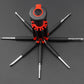 🔧 8-in-1 Folding Screwdriver – Built-In LED Work Light & Flashlight