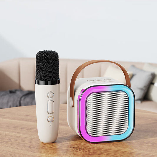 👍Gift Game Changer&Social Scene Stealer🎁Mini Karaoke Machine with Wireless Microphones