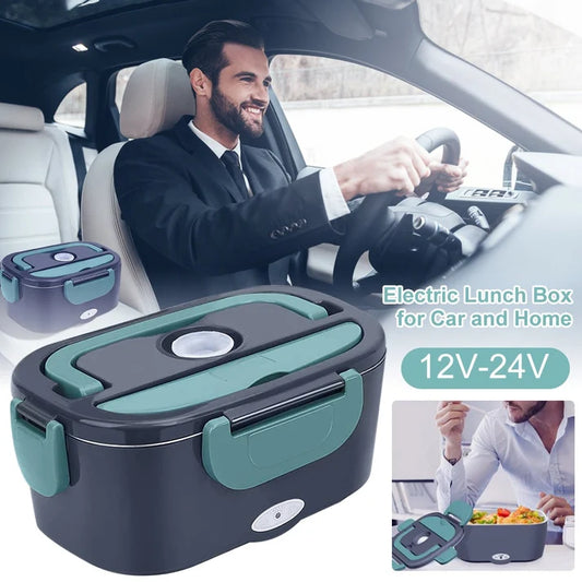 🔥 Electric Heated Lunch Box – 50% Off, Hot Meals Anywhere 🍱