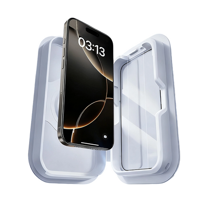 Made in Germany|Crystal Shield Tempered Glass |Full Coverage HD & Anti-Peeping iPhone Screen Protector