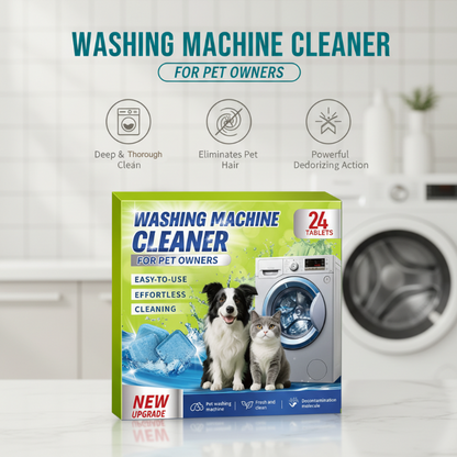 📢📢50% OFF !! ⏰Washing Machine Cleaner Tablets for Pet Owners