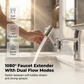 1080 Rotating Sink Faucet Extender with Filter