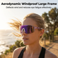 🕶️ LIMITED-TIME 50% OFF! 🚴 Large Frame Sports Sunglasses – UV390 Protection, 26.9g Lightweight, HD PC Lens