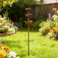 ☔️3-Tier Rustic Metal Bird Feeder & Drinker Stake