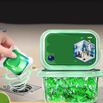 🥳2026 HOT SALE🥳💞50K+ SOLD!🏠💧 Drain Deodorizer Pods – Bio‑enzyme formula neutralizes smells at the source. Instant fresh scent, no harsh chemicals. Say goodbye to embarrassing odours. 🚰✅