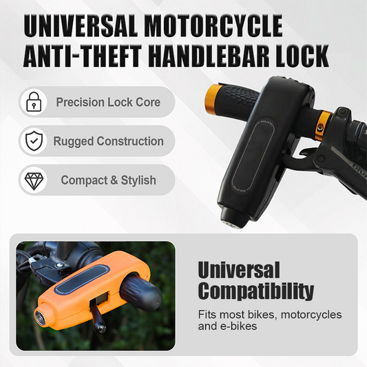 💥Hot Sales-50% OFF🔥Universal Motorcycle Anti-Theft Handlebar Lock