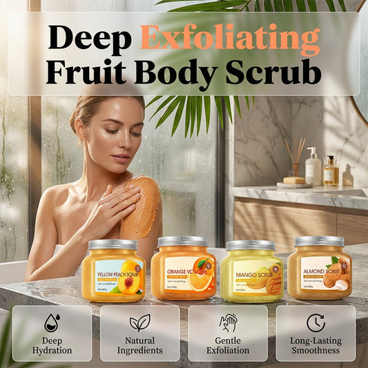 Natural Fruit Extract Body Scrub