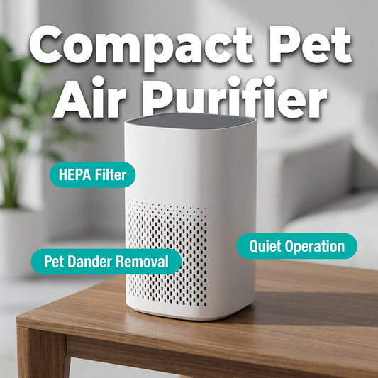 ⏰🎁Compact Desktop Air Purifier with Aromatherapy Diffuser