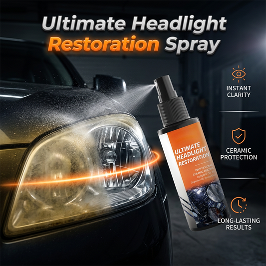 💐50% OFF ! Headlight Restoration Spray Kit – Fast & Effective 🚗✨【Limited Offer】