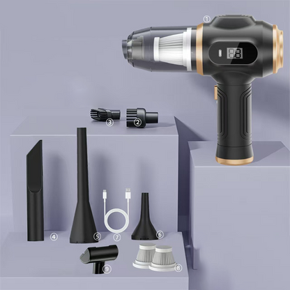 Cordless 4-in-1 Portable Car Vacuum Cleaner Set