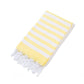 Cotton Blend Striped Tassel Beach Towel