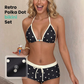Polka Dot Halter Bikini Set 👙