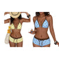 Polka Dot Halter Bikini Set 👙