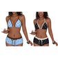 Polka Dot Halter Bikini Set 👙