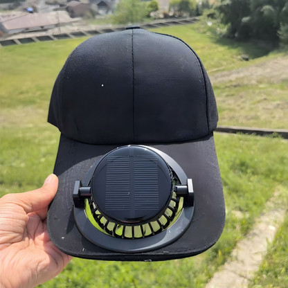 Dual-Charging Sun Hat with Detachable Fan